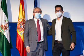 Toma de posesión de Antón Alvar Nuño como nuevo profesor titular del Área de Historia Antigua de la Universidad de Málaga. Paraninfo. Diciembre de 2021