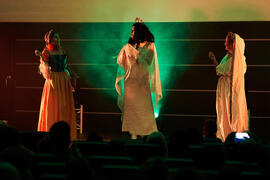 Actuación en la gala de clausura de la 31ª edición de Fancine de la Universidad de Málaga. Cine Albéniz. Noviembre de 2021