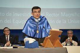 Toma de posesión de Bartolomé Andreo Navarro como nuevo Vicerrector de Ordenación Académica y Profesorado de la Universidad de Málaga. Paraninfo. Marzo de 2024
