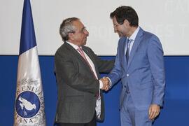 Toma de posesión de Daniel Guinea Martín como profesor titular del Área de Sociología de la Universidad de Málaga. Toma de posesión de nuevos catedráticos y profesores titulares de la Universidad de Málaga. Paraninfo. Noviembre de 2023