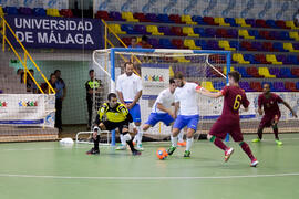 Partido Portugal contra Georgia. 14º Campeonato del Mundo Universitario de Fútbol Sala 2014 (FUTSAL). Antequera. Julio de 2014