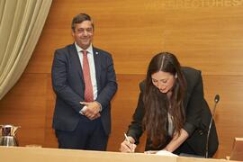 Toma de posesión de Beatriz Rodríguez Díaz como nueva Vicerrectora Adjunta de Docencia de la Universidad de Málaga. Edificio del Rectorado. Abril de 2024