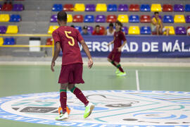 Partido Tailandia contra Portugal. 14º Campeonato del Mundo Universitario de Fútbol Sala 2014 (FUTSAL). Antequera. Julio de 2014