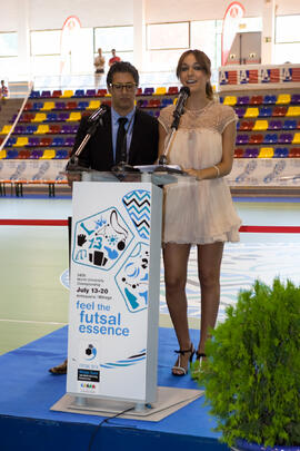 Inauguración del 14º Campeonato del Mundo Universitario de Fútbol Sala 2014 (FUTSAL). Antequera. Julio de 2014