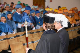 Investidura de nuevos doctores por la Universidad de Málaga. Paraninfo. Febrero de 2012