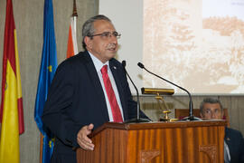 José Ángel Narváez en el acto conmemorativo del 50 Aniversario de la Facultad de Económicas. Facultad de Ciencias Económicas y Empresariales. Octubre de 2015