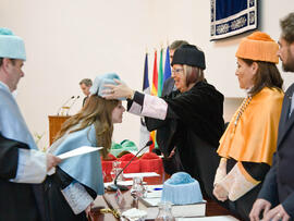 Investidura de nuevos doctores por la Universidad de Málaga 2010. Paraninfo. Enero de 2010