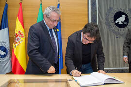 Toma de Posesión de Antonio José Quesada Sánchez como nuevo profesor titular del Departamento de Derecho Civil, Derecho Eclesiástico del Estado y Derecho Romano de la Universidad de Málaga. Edificio del Rectorado. Febrero de 2018