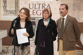 Inauguración de la exposición "Ultra Legem" en la Facultad de Derecho. Febrero de 2010