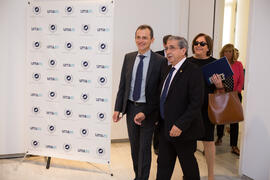 Visita del ministro Pedro Duque a la Universidad de Málaga. Edificio del Rectorado. Junio de 2018