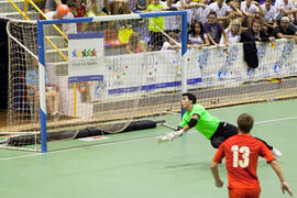 Partido Rusia contra Brasil. 14º Campeonato del Mundo Universitario de Fútbol Sala 2014 (FUTSAL). Antequera. Julio de 2014