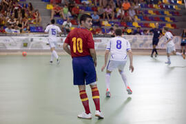 Partido Israel contra España. 14º Campeonato del Mundo Universitario de Fútbol Sala 2014 (FUTSAL). Antequera. Julio de 2014
