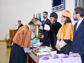 Investidura de nuevos doctores por la Universidad de Málaga 2010. Paraninfo. Enero de 2010