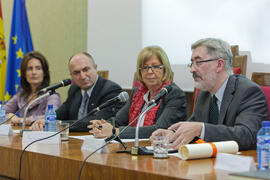 Nombramiento de D. Antonio Ávila como Alumno de Honor de la Facultad de Ciencias Económicas y Empresariales de la Universidad de Málaga. Facultad de Ciencias Económicas y Empresariales. Noviembre de 2011