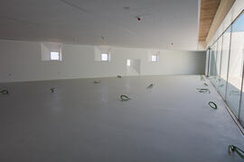 Interiores de la nueva Facultad de Psicología. Campus de Teatinos. Mayo de 2021