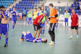 Partido Israel contra Eslovaquia. 14º Campeonato del Mundo Universitario de Fútbol Sala 2014 (FUTSAL). Antequera. Julio de 2014