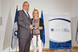 Homenaje al personal que cumple 25 años al servicio de la Universidad de Málaga y al personal jubilado. Paraninfo. Julio de 2013