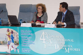 Intervención de Marta Carranza. Conferencia inaugural del 4º Congreso Internacional de Actividad Físico-Deportiva para Mayores. Escuela Técnica Superior de Ingeniería Informática y Telecomunicaciones. Marzo de 2011