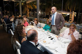 Cena Homenaje a profesores y PAS jubilados de la Facultad de Económicas. Restaurante El Palmeral. Septiembre de 2015