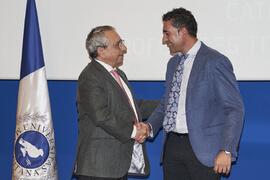 Toma de posesión de Jonathan Ruiz Jaramillo como profesor titular del Área de Construcciones Arquitectónicas de la Universidad de Málaga. Toma de posesión de nuevos catedráticos y profesores titulares de la Universidad de Málaga. Paraninfo. Noviembre de 2023