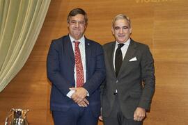 Toma de posesión de Antonio María Lara López como nuevo Subdelegado en materia de Coordinación de Servicios e Inspección de la Universidad de Málaga. Edificio del Rectorado. Abril de 2024