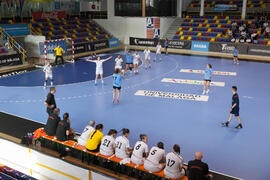 Partido Uruguay - República Checa. Categoría femenina. Campeonato del Mundo Universitario de Balonmano. Antequera. Junio de 2016