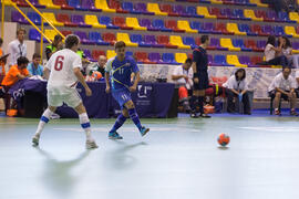 Partido Tailandia contra República Checa. 14º Campeonato del Mundo Universitario de Fútbol Sala 2014 (FUTSAL). Antequera. Julio de 2014
