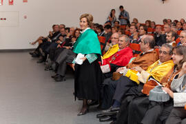 Apertura del Curso Académico 2013/2014 de la Universidad de Málaga. Complejo de Estudios Sociales y Comercio. Octubre de 2013