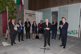 Inauguración de la plaza Pintor Eugenio Chicano. Málaga. Noviembre de 2016