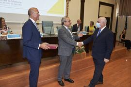 Reconocimiento a personal jubilado. Celebración del 50 Aniversario de la Facultad de Medicina de la Universidad de Málaga. Facultad de Medicina. Octubre de 2022