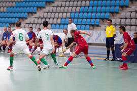Partido Portugal contra República Checa. 14º Campeonato del Mundo Universitario de Fútbol Sala 2014 (FUTSAL). Antequera. Julio de 2014