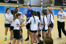 Partido Universidad Ovidius de Constanta - Universidad de Málaga. Categoría femenina. Campeonato Europeo Universitario de Balonmano. Antequera. Julio de 2017