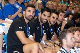 Deportistas participantes. Ceremonia de apertura del IX Campeonato de Europa Universitario de Fútbol Sala. Antequera. Julio de 2013
