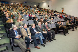 Inauguración del 5º Congreso Internacional de actividad físico-deportiva para mayores de la Universidad de Málaga en la E.T.S.I. Marzo de 2013