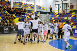 Partido Universidad de Suceava - Universidad de Duisburg-Essen. Categoría masculina. Campeonato Europeo Universitario de Balonmano. Antequera. Julio de 2017
