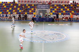 Partido Tailandia contra República Checa. 14º Campeonato del Mundo Universitario de Fútbol Sala 2014 (FUTSAL). Antequera. Julio de 2014
