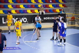 Partido Japón - España. Categoría masculina. Campeonato del Mundo Universitario de Balonmano. Antequera. Julio de 2016
