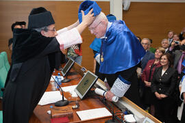 Investidura como Doctor "Honoris Causa" de Hans-Dieter Wienberg por la Facultad de Ciencias de la Universidad de Málaga. Rectorado. Mayo de 2016