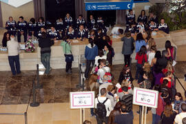 Entrega de Certificados de Asistencia. 3º Congreso Internacional de Actividad Físico-Deportiva para Mayores de la Universidad de Málaga. Palacio de Ferias y Congresos de Málaga. Marzo de 2009