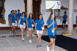 Desfile de deportistas. Ceremonia de inauguración del Campeonato Europeo de Golf Universitario. Antequera. Junio de 2019