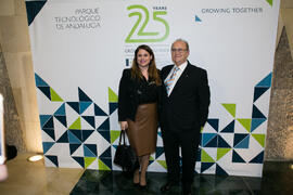 Momentos posteriores al acto del 25 Aniversario del Parque Tecnológico de Andalucía. Palacio de Ferias y Congresos de Málaga. Noviembre de 2017