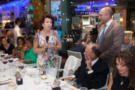 Cena Homenaje a profesores y PAS jubilados de la Facultad de Económicas. Restaurante El Palmeral. Septiembre de 2015