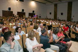 Actuación de Annya. Graduación y clausura del curso del Aula de Mayores de la Universidad de Málaga. Paraninfo. Junio de 2017