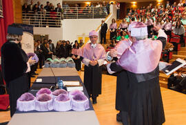 Investidura de nuevos doctores por la Universidad de Málaga. Salón de Actos de la Facultad de Derecho. Enero de 2013