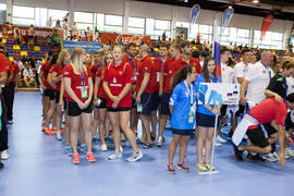 Ceremonia de apertura del Campeonato del Mundo Universitario de Balonmano. Antequera. Junio de 2016