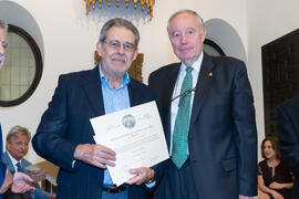 Entrega de Título de Socio. 230º Aniversario de la Sociedad Económica Amigos del País. Plaza de la Constitución. Septiembre de 2019