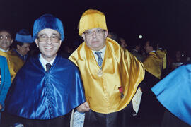 Investidura como Doctor "Honoris Causa" de D. Federico Mayor Zaragoza por la Universidad de Málaga. Paraninfo. Octubre de 1996
