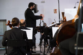 Concierto de Bandas Sonoras de la 30 edición de Fancine de la Universidad de Málaga. Auditorio de la Escuela Técnica de Ingeniería de Telecomunicaciones e Informática. Noviembre de 2020
