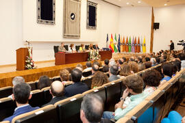 Homenaje al personal que cumple 25 años al servicio de la Universidad de Málaga y personal jubilado. Paraninfo. Julio de 2014
