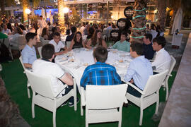 Cena de gala en el restaurante El Palmeral. Olimpiada Española de Economía, Fase Nacional. Puerto de Málaga Muelle 2 El Palmeral de las Sorpresas. Junio de 2015